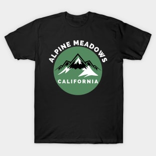 Alpine Meadows Ski Snowboard Mountain California Yosemite - Travel T-Shirt